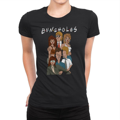 Bungholes - Womens Premium T-Shirts RIPT Apparel Small / Black