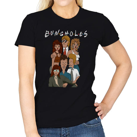 Bungholes - Womens T-Shirts RIPT Apparel Small / Black