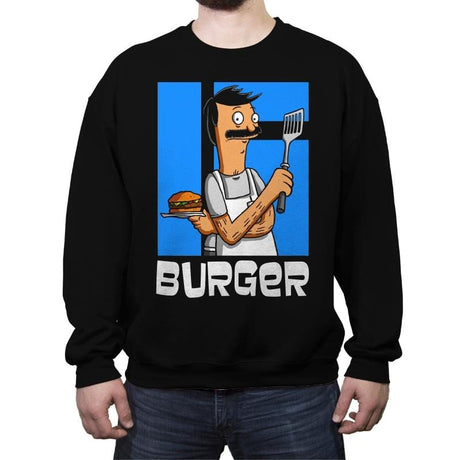 BURGER ZONE! - Crew Neck Sweatshirt Crew Neck Sweatshirt RIPT Apparel