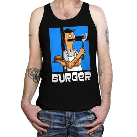 BURGER ZONE! - Tanktop Tanktop RIPT Apparel X-Small / Black