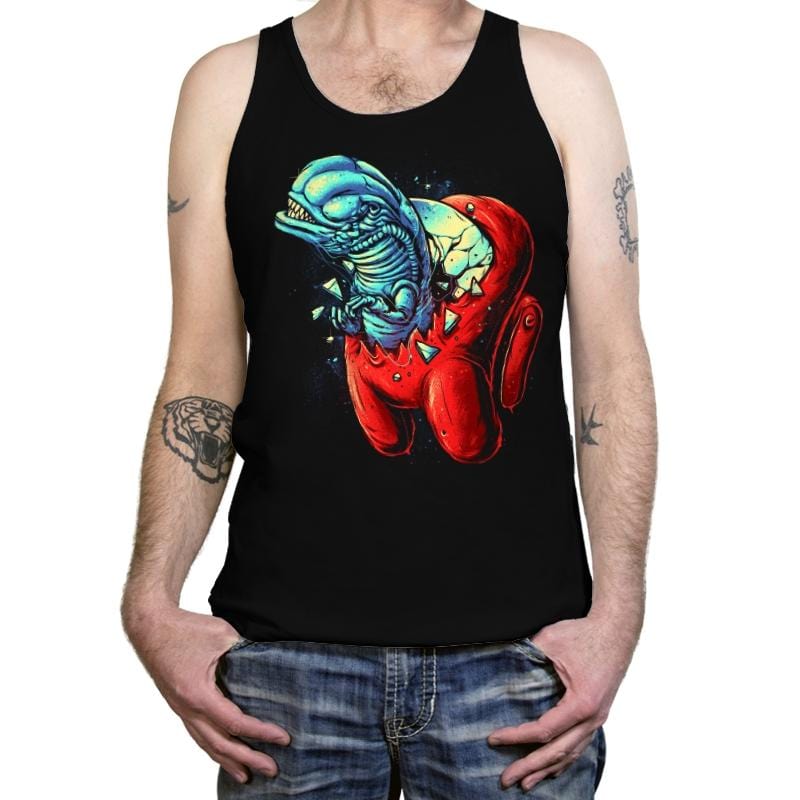 Bursting Impostor - Tanktop Tanktop RIPT Apparel X-Small / Black