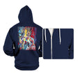 Burton Painting - Hoodies Hoodies RIPT Apparel Small / Navy