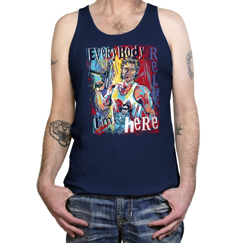 Burton Painting - Tanktop Tanktop RIPT Apparel X-Small / Navy