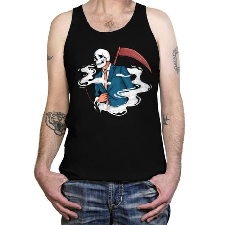 Business Man  - Tanktop Tanktop RIPT Apparel X-Small / Black