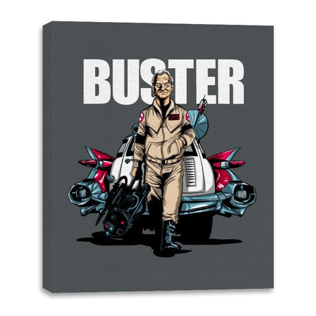 Buster - Canvas Wraps Canvas Wraps RIPT Apparel 16x20 / Charcoal