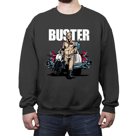 Buster - Crew Neck Sweatshirt Crew Neck Sweatshirt RIPT Apparel Small / Charcoal