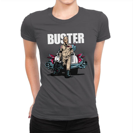 Buster - Womens Premium T-Shirts RIPT Apparel Small / Heavy Metal