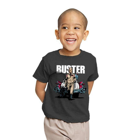 Buster - Youth T-Shirts RIPT Apparel X-small / Charcoal