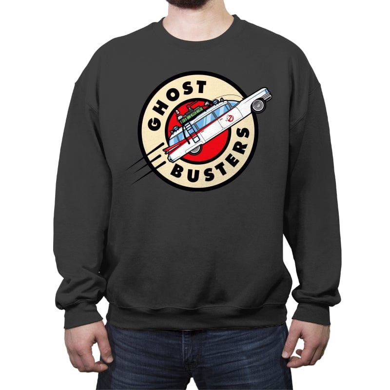 Busters Express - Crew Neck Sweatshirt Crew Neck Sweatshirt RIPT Apparel Small / Charcoal