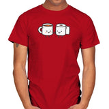 But First Coffee - Mens T-Shirts RIPT Apparel Small / Red