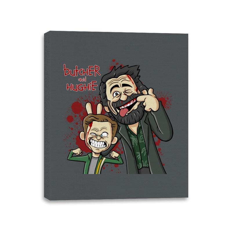 Butcher and Hughie - Canvas Wraps Canvas Wraps RIPT Apparel 11x14 / Charcoal