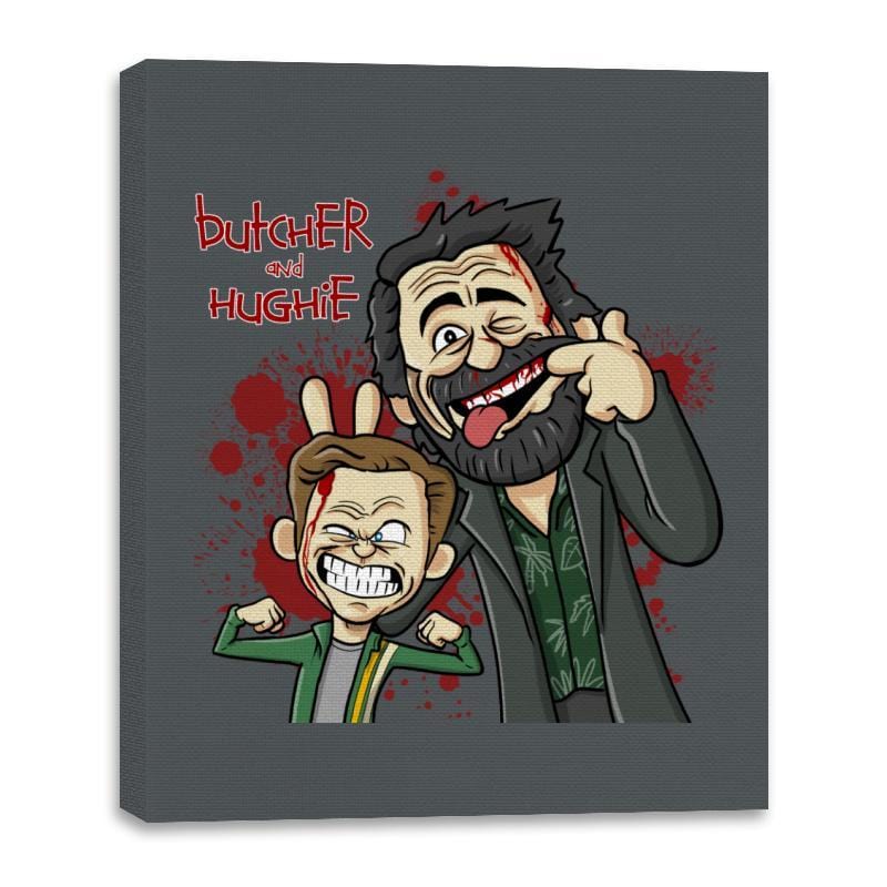 Butcher and Hughie - Canvas Wraps Canvas Wraps RIPT Apparel 16x20 / Charcoal