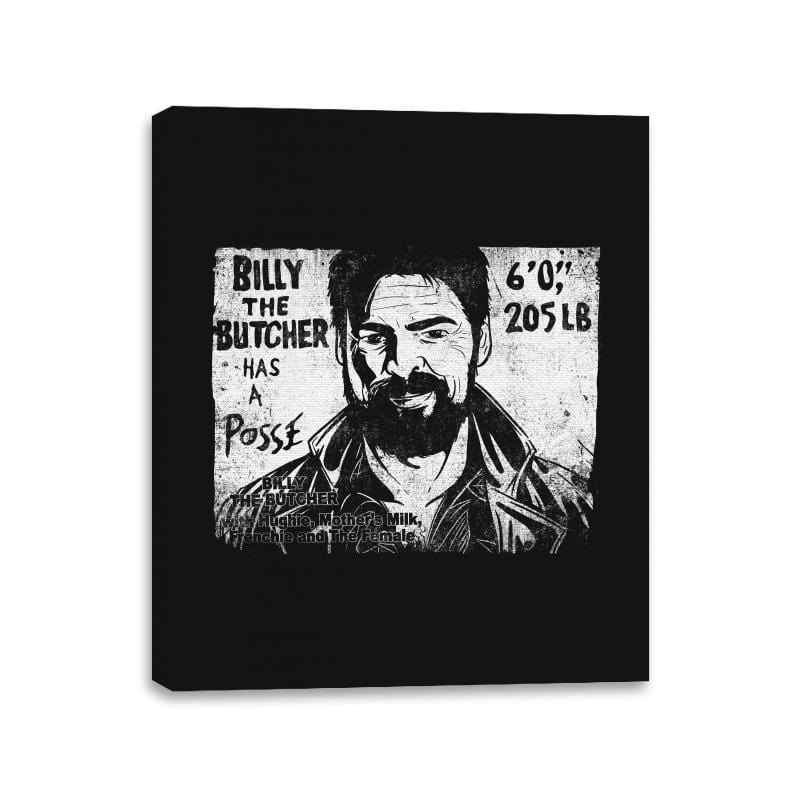 Butcher's Posse - Canvas Wraps Canvas Wraps RIPT Apparel 11x14 / Black