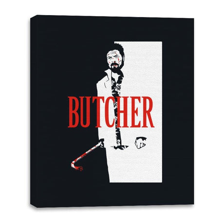 Butcherface - Canvas Wraps Canvas Wraps RIPT Apparel 16x20 / Black