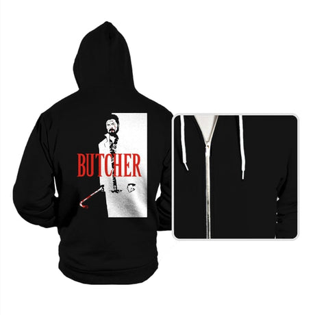 Butcherface - Hoodies Hoodies RIPT Apparel Small / Black