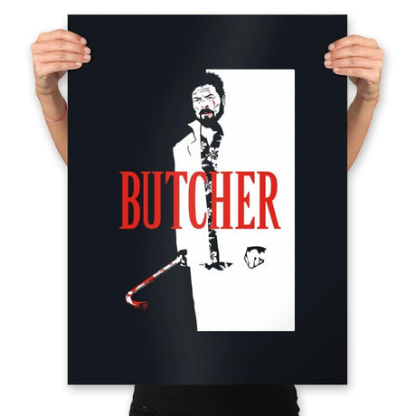 Butcherface - Prints Posters RIPT Apparel 18x24 / Black