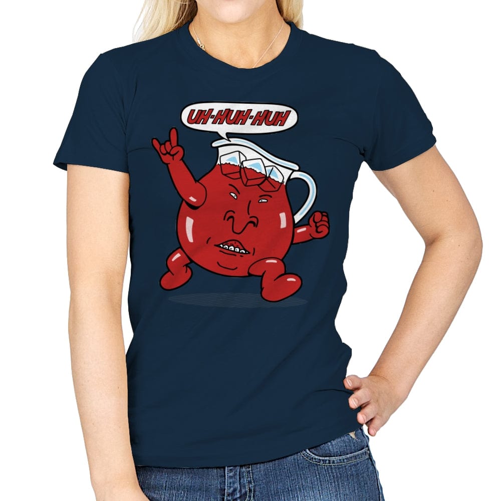 Butt Aid - Womens T-Shirts RIPT Apparel Small / Navy