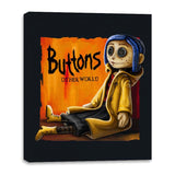 Buttons - Canvas Wraps Canvas Wraps RIPT Apparel 16x20 / Black