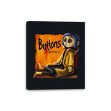 Buttons - Canvas Wraps Canvas Wraps RIPT Apparel 8x10 / Black