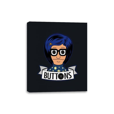 Buttons - Canvas Wraps Canvas Wraps RIPT Apparel 8x10 / Black