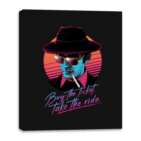 Buy the Ticket, Take the Ride! - Canvas Wraps Canvas Wraps RIPT Apparel 16x20 / Black