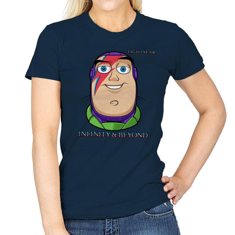 Buzzy Stardust - Womens T-Shirts RIPT Apparel Small / Navy