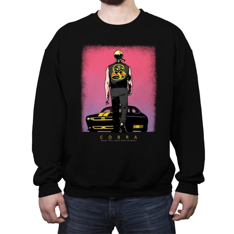 C  O  B  R  A - Crew Neck Sweatshirt Crew Neck Sweatshirt RIPT Apparel Small / Black