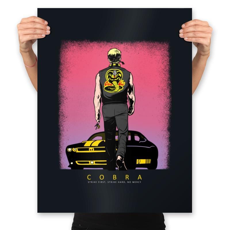 C  O  B  R  A - Prints Posters RIPT Apparel 18x24 / Black