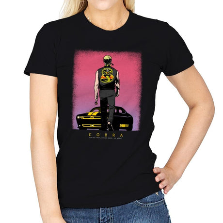 C  O  B  R  A - Womens T-Shirts RIPT Apparel Small / Black