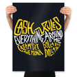 C.R.E.A.M. - Best Seller - Prints Posters RIPT Apparel 18x24 / Black