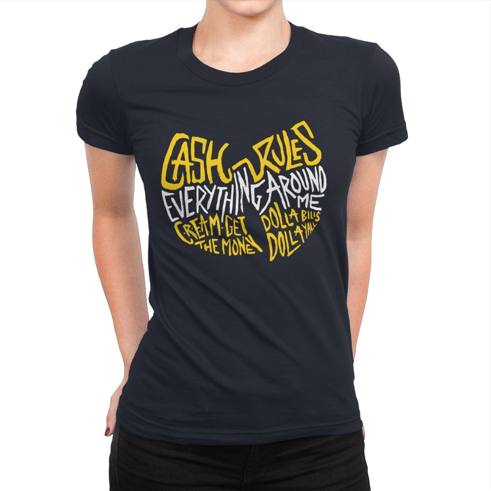 C.R.E.A.M. - Best Seller - Womens Premium T-Shirts RIPT Apparel Small / Midnight Navy