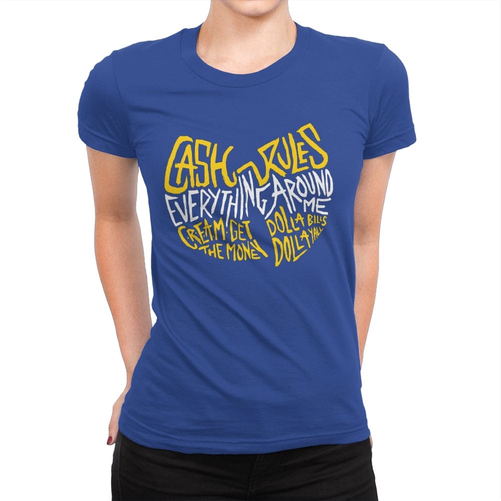 C.R.E.A.M. - Best Seller - Womens Premium T-Shirts RIPT Apparel Small / Royal