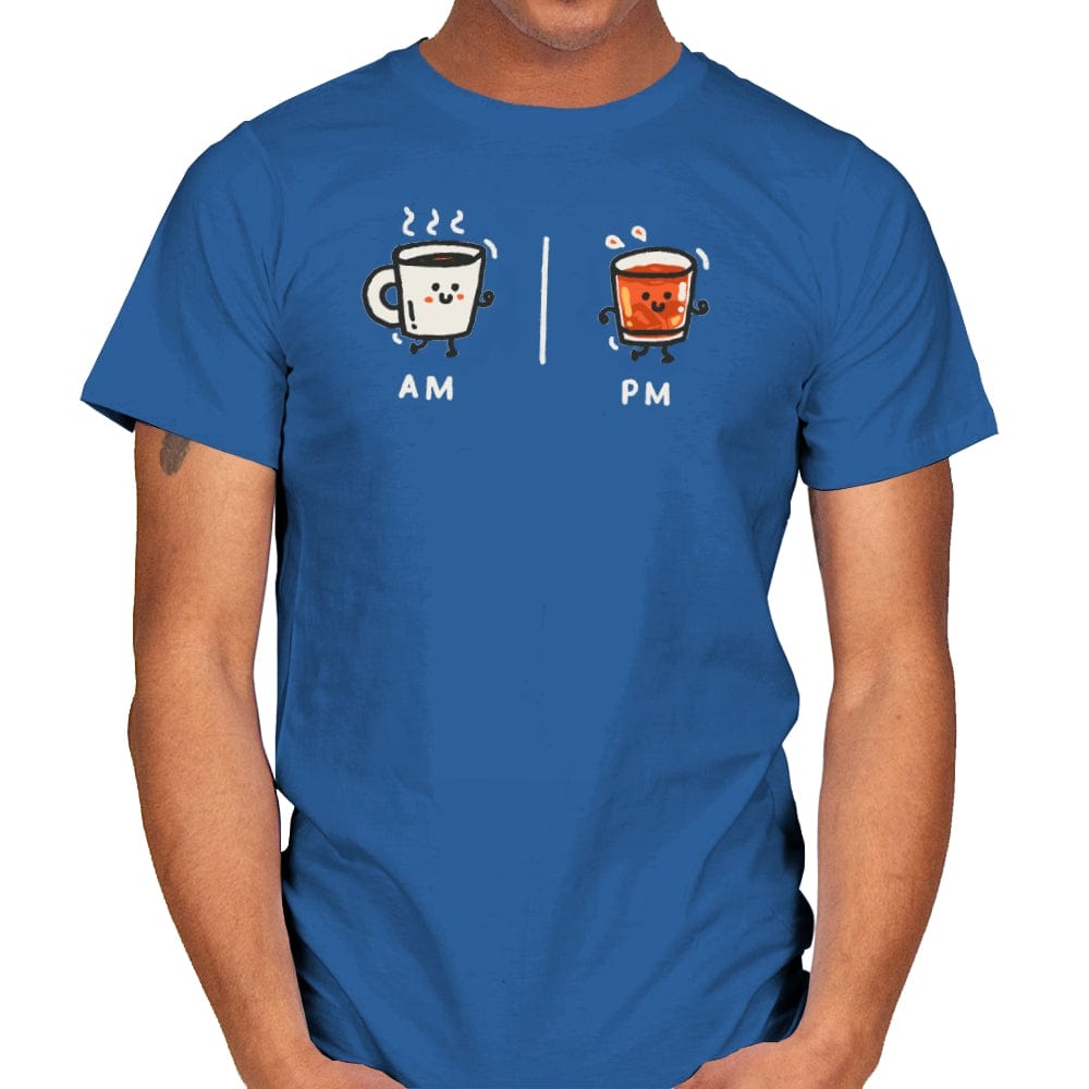 Cafe Con Ron - Mens T-Shirts RIPT Apparel Small / Royal