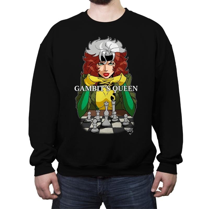 Cajun's Queen - Crew Neck Sweatshirt Crew Neck Sweatshirt RIPT Apparel Small / Black