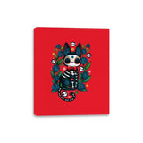 Calavera Witched Cat - Canvas Wraps Canvas Wraps RIPT Apparel 8x10 / Red