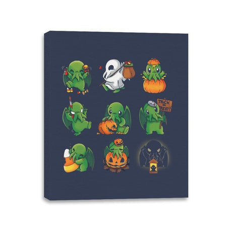 Call of Halloween - Canvas Wraps Canvas Wraps RIPT Apparel 11x14 / Navy