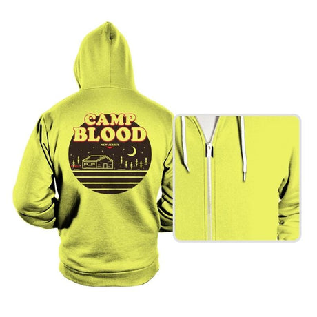 Camp Bloody - Hoodies Hoodies RIPT Apparel Small / Neon Yellow