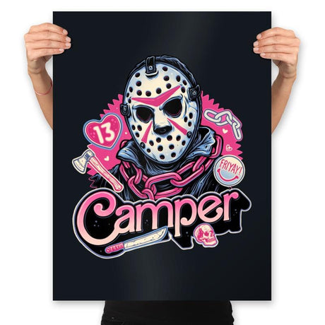 Camper Love - Prints Posters RIPT Apparel 18x24 / Black