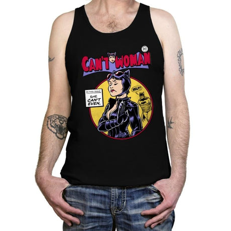 Can't Woman - Tanktop Tanktop RIPT Apparel X-Small / Black