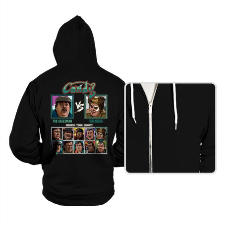 Candy Fighter - Hoodies Hoodies RIPT Apparel Small / Black