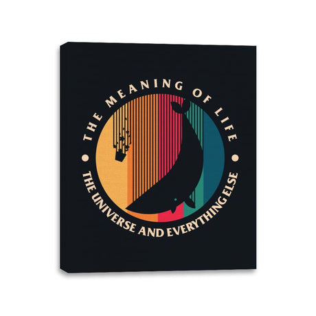 The Meaning Of Life - The Universe And Everything Else - Canvas Wraps