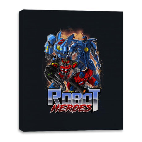 Robot Heroes - Canvas Wraps