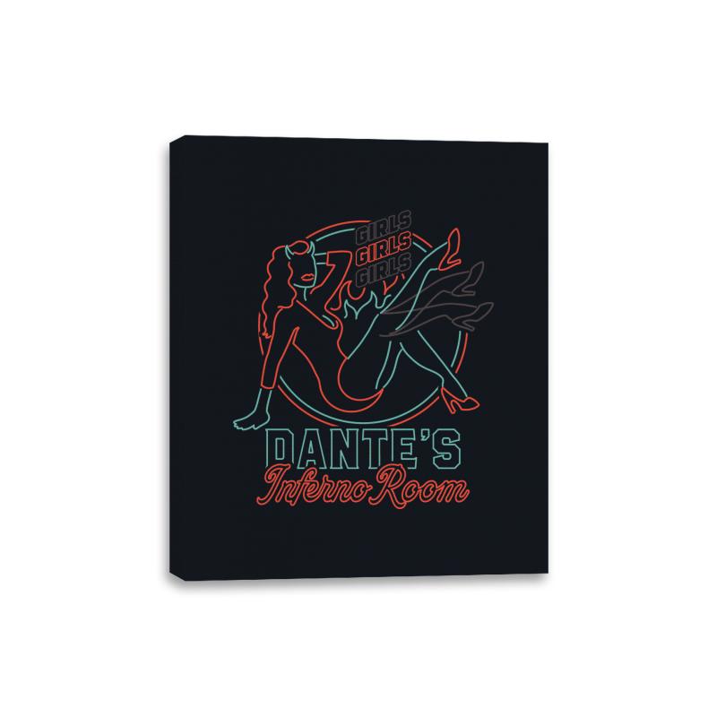 Dante Devil Girl Neon - Canvas Wraps