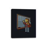 Horror Movie Chalkboard Animation - Canvas Wraps