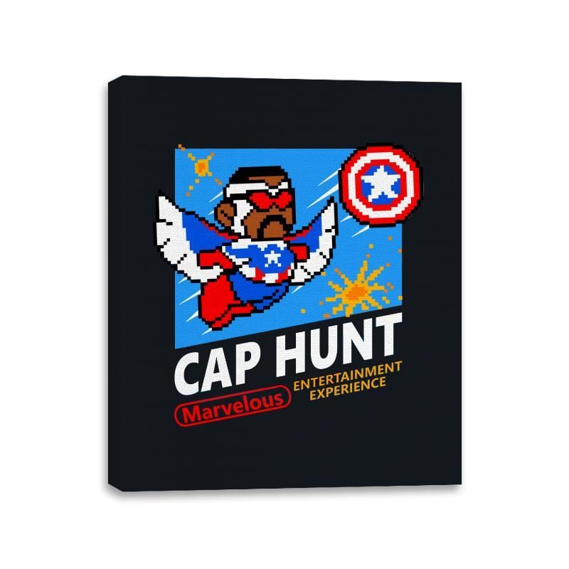 CAP HUNT - Canvas Wraps Canvas Wraps RIPT Apparel 11x14 / Black