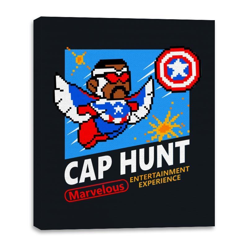 CAP HUNT - Canvas Wraps Canvas Wraps RIPT Apparel 16x20 / Black