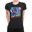 CAP HUNT - Womens Premium T-Shirts RIPT Apparel Small / Black