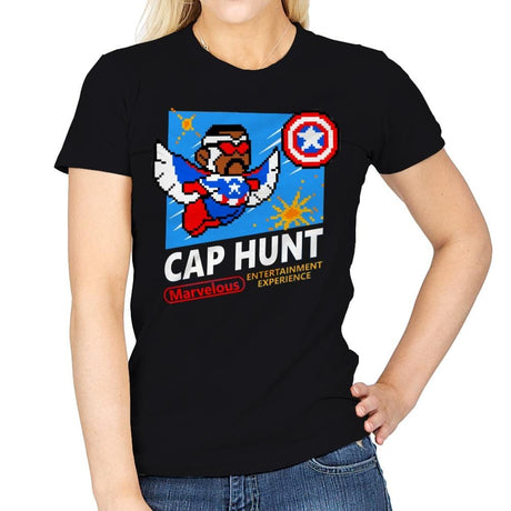 CAP HUNT - Womens T-Shirts RIPT Apparel Small / Black