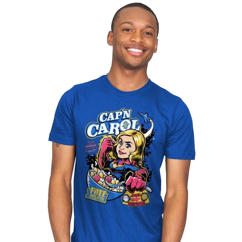 Cap'n Carol - Mens T-Shirts RIPT Apparel Small / Royal