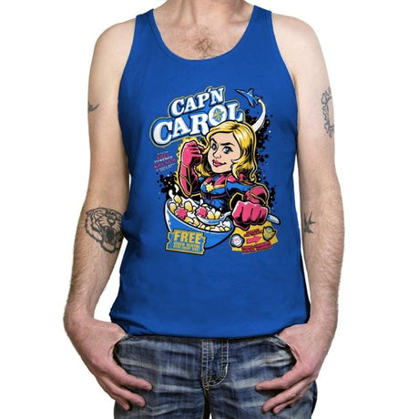 Cap'n Carol - Tanktop Tanktop RIPT Apparel X-Small / True Royal